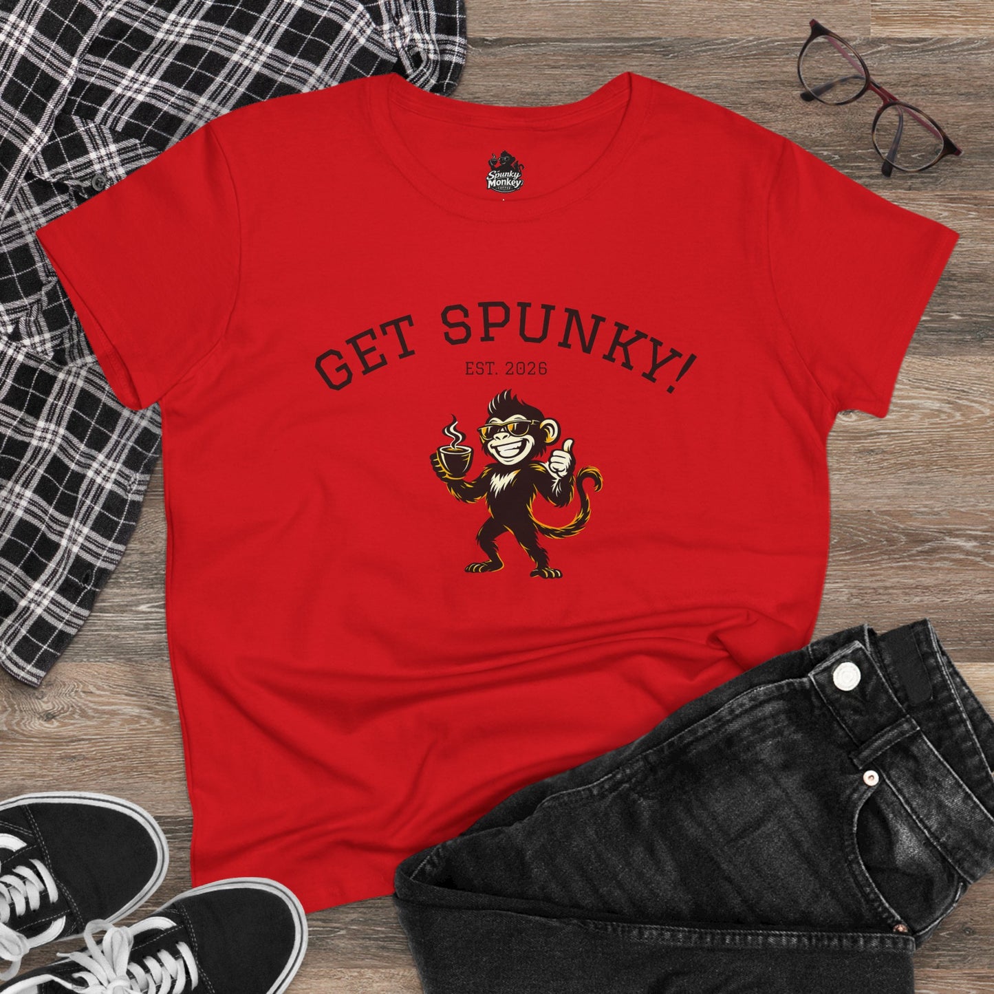 Get Spunky - Women's Midweight Cotton Tee