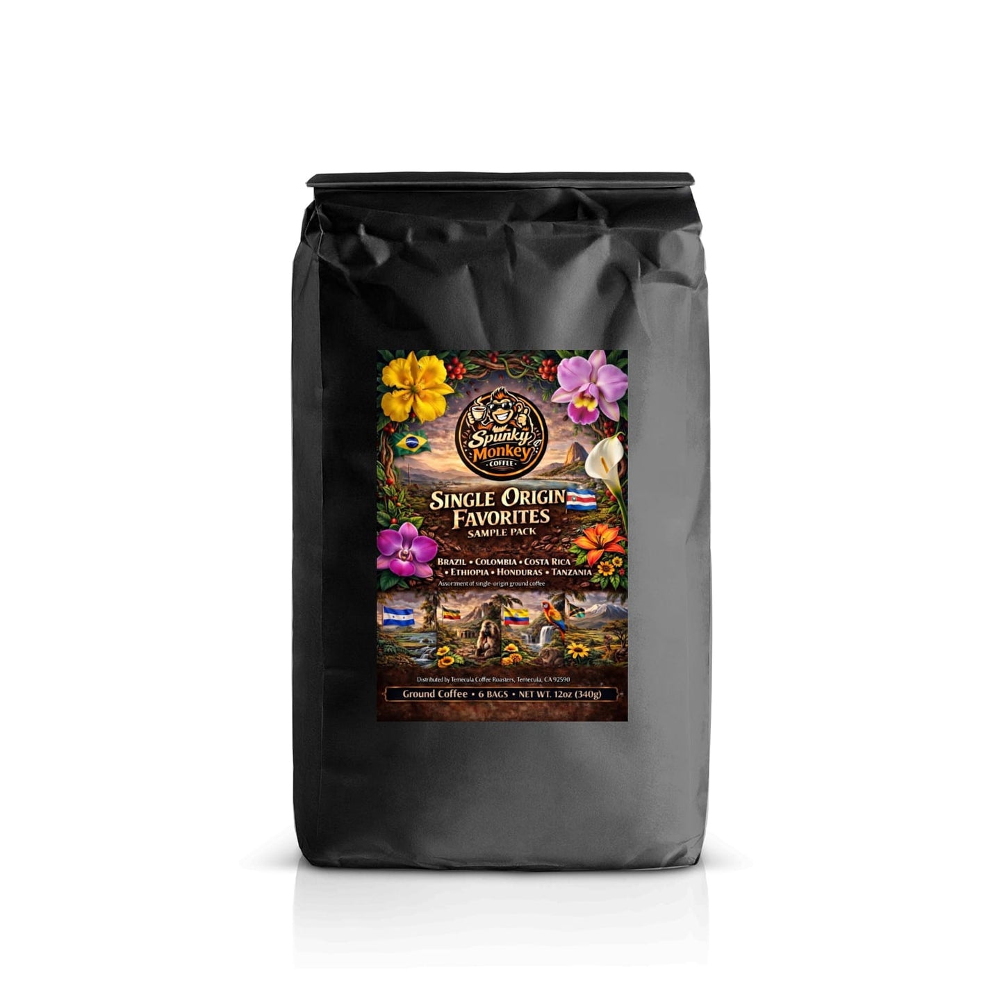 Single Origin Favorites Sample Pack Ground Coffee