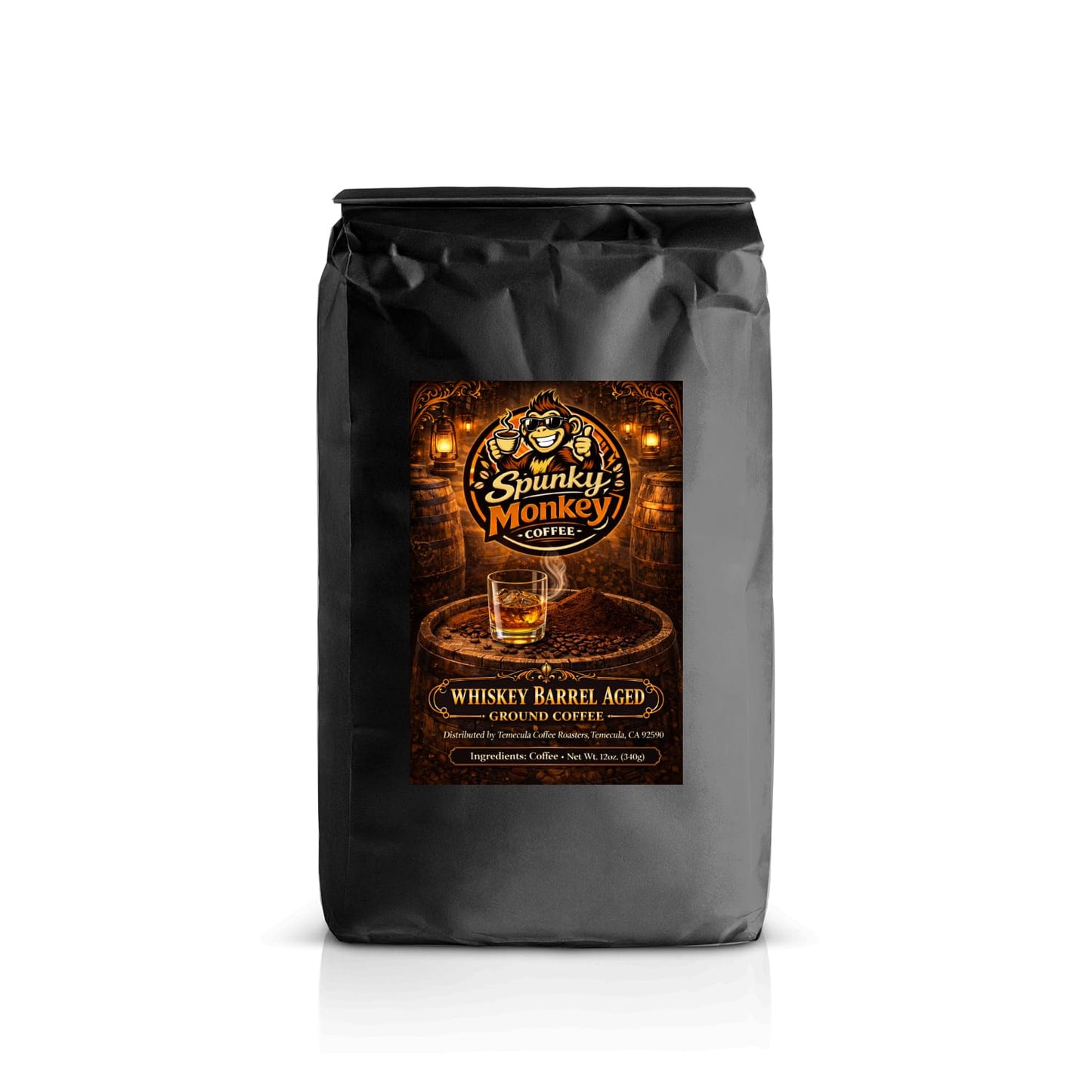 Whiskey Barrel Aged Ground Coffee