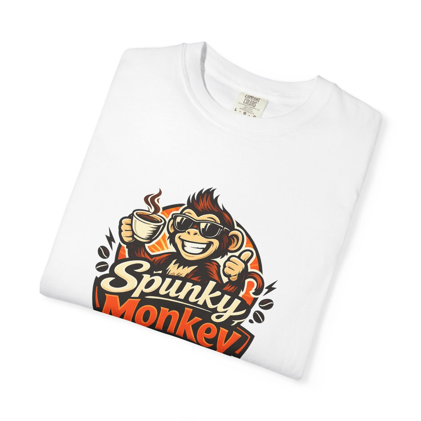 Spunky Monkey Coffee T-Shirt — Get Spunky! QR Code Logo Tee