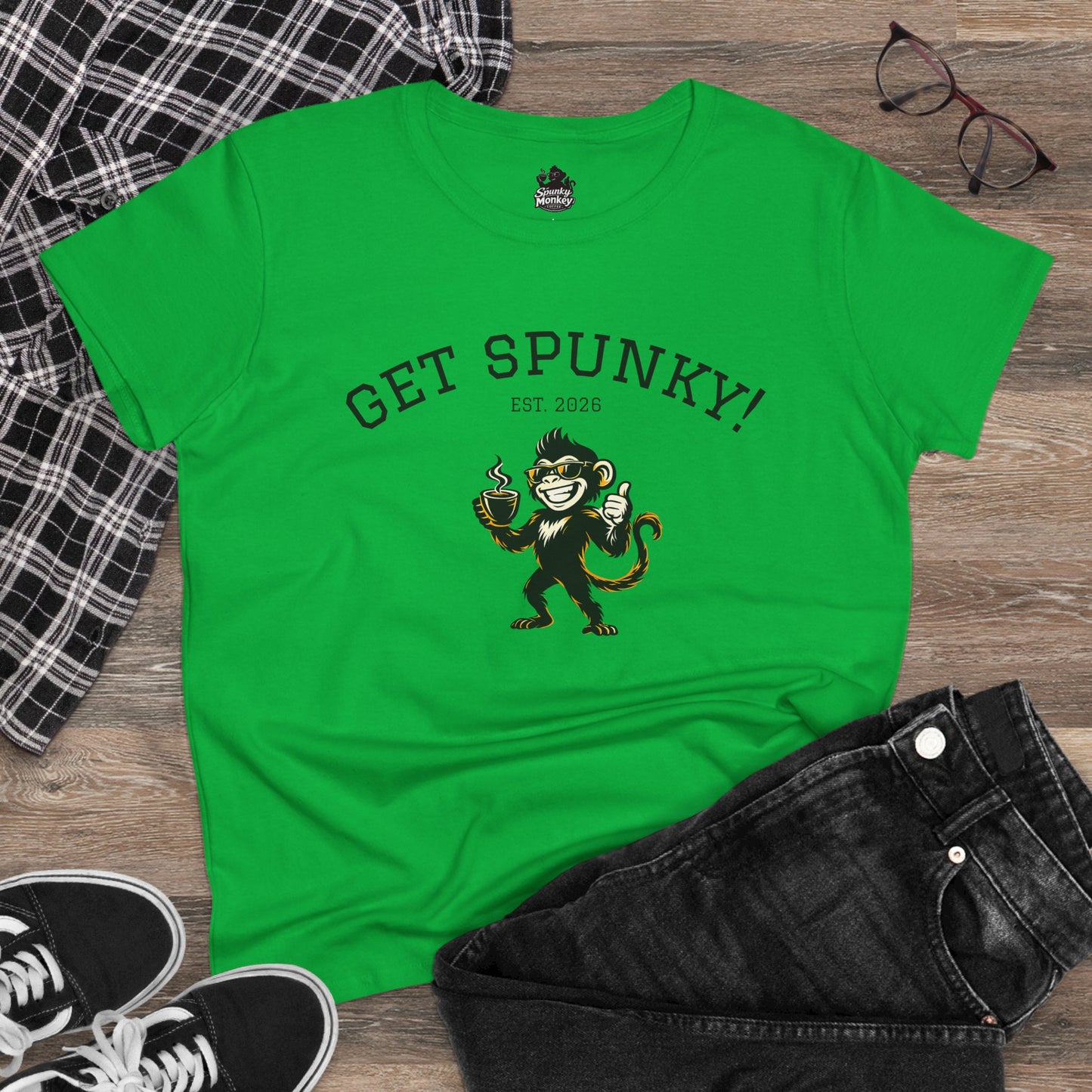 Get Spunky - Women's Midweight Cotton Tee