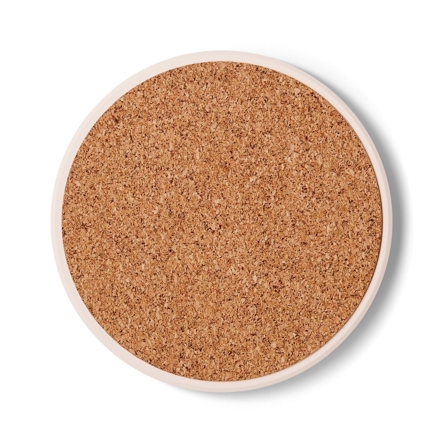 Spunky Monkey Ceramic Coaster — Retro Orange Logo Drink Mat
