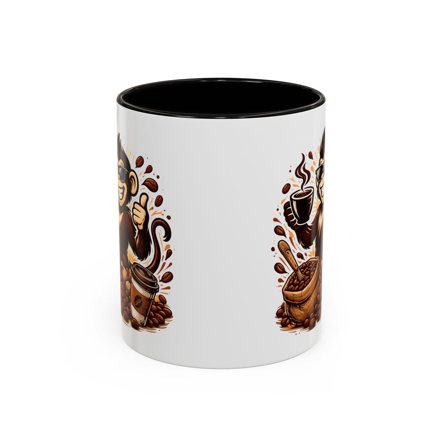 Spunky Monkey Mug — Fun Coffee Lover Ceramic Mug (11oz & 15oz)