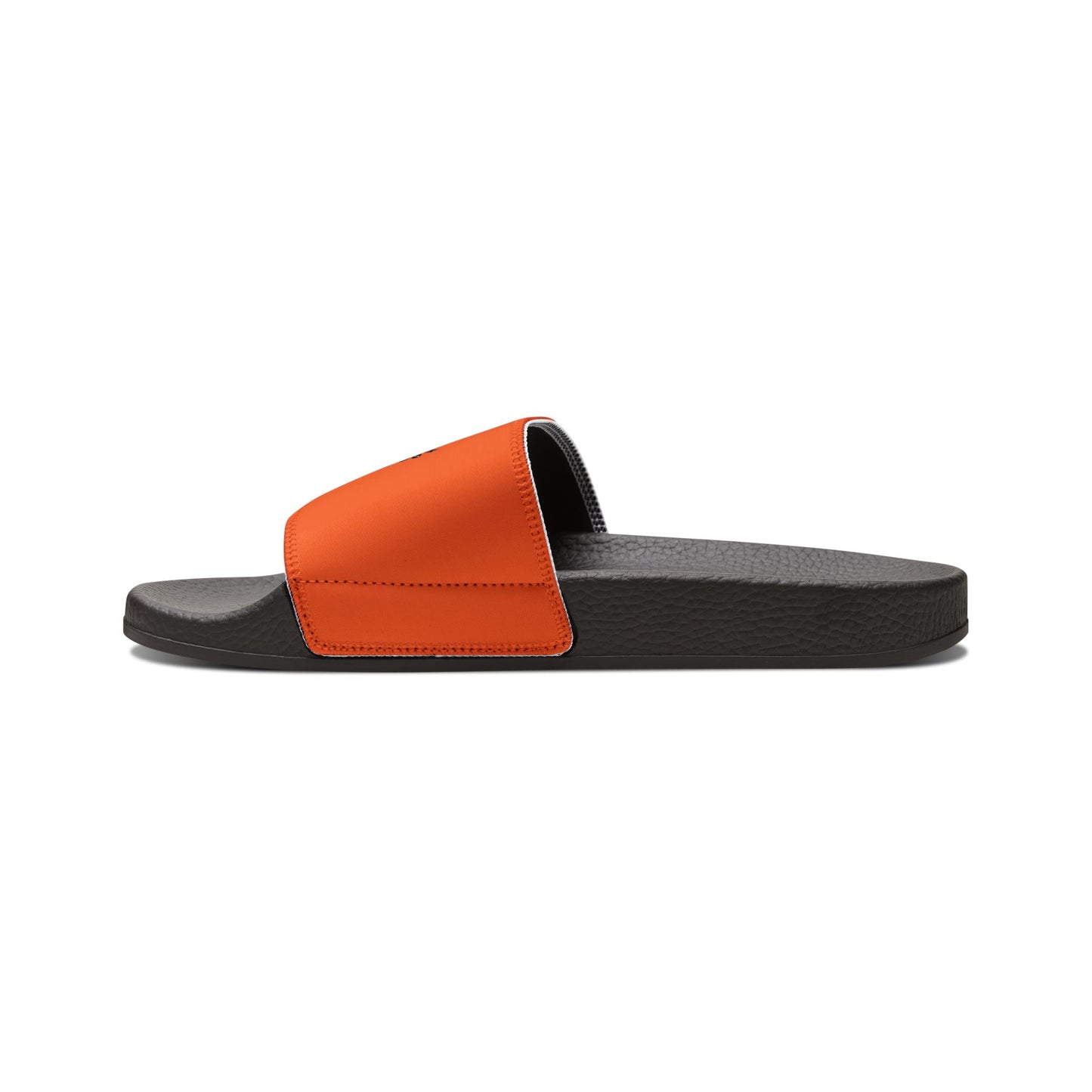Women's Orange 'Spunky Monkey' Slide Sandals — Removable Strap Casual Pool & Beach Slides