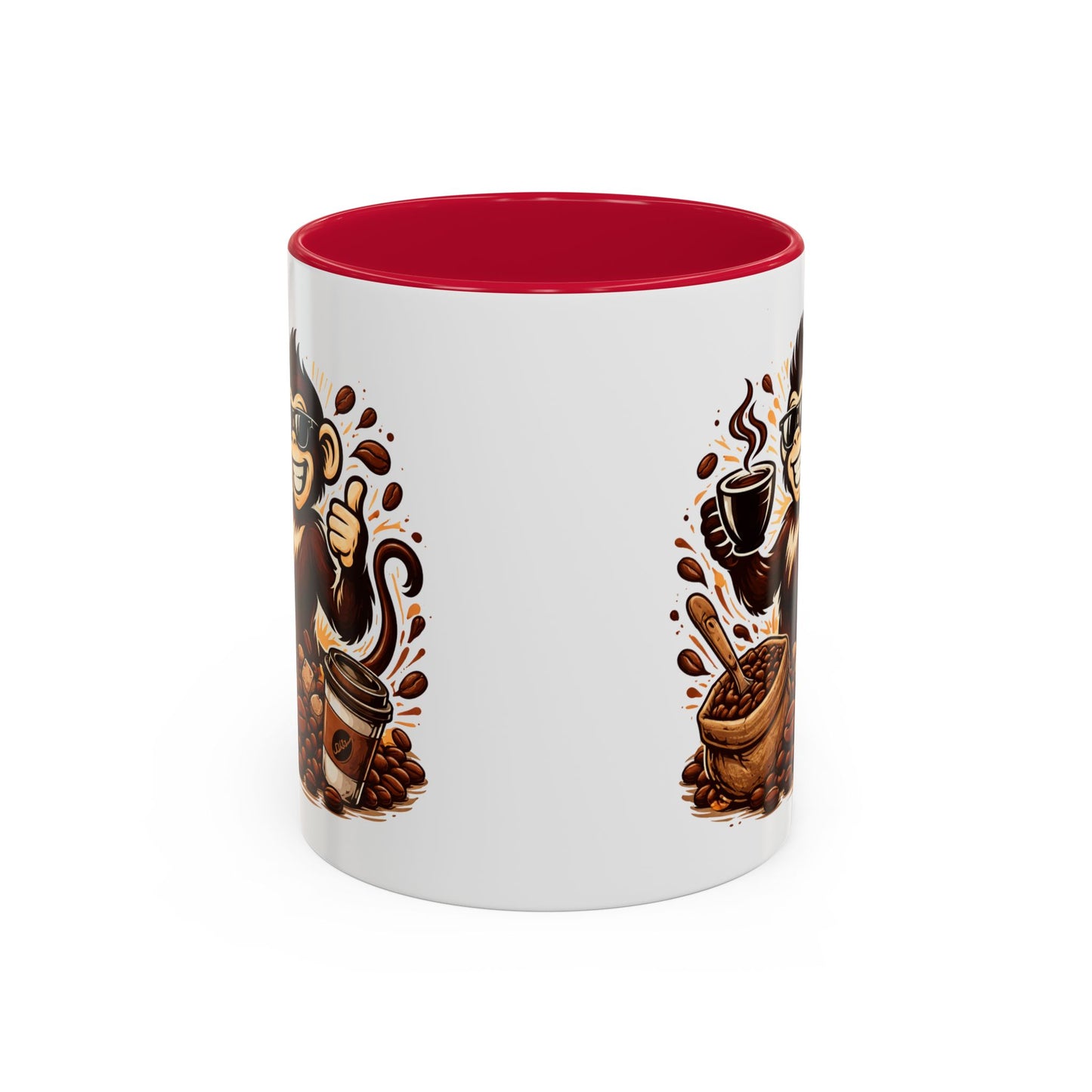 Spunky Monkey Mug — Fun Coffee Lover Ceramic Mug (11oz & 15oz)