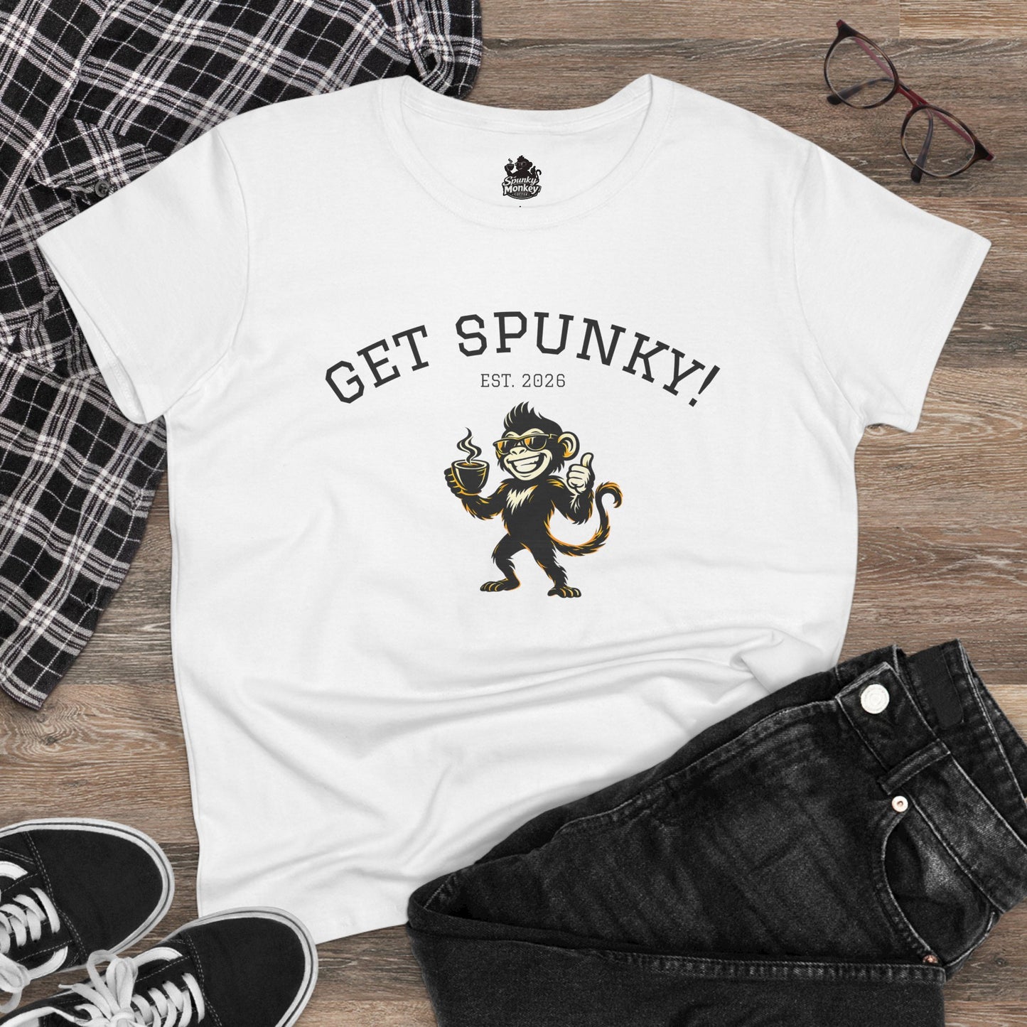Get Spunky - Women's Midweight Cotton Tee