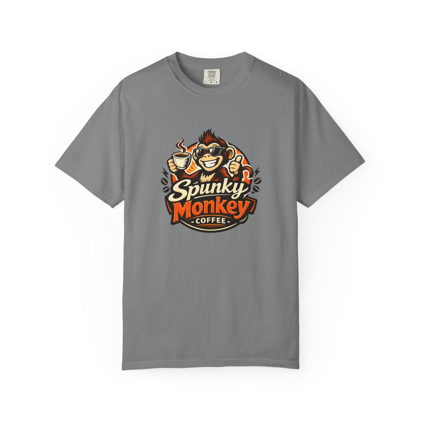Spunky Monkey Coffee T-Shirt — Get Spunky! QR Code Logo Tee
