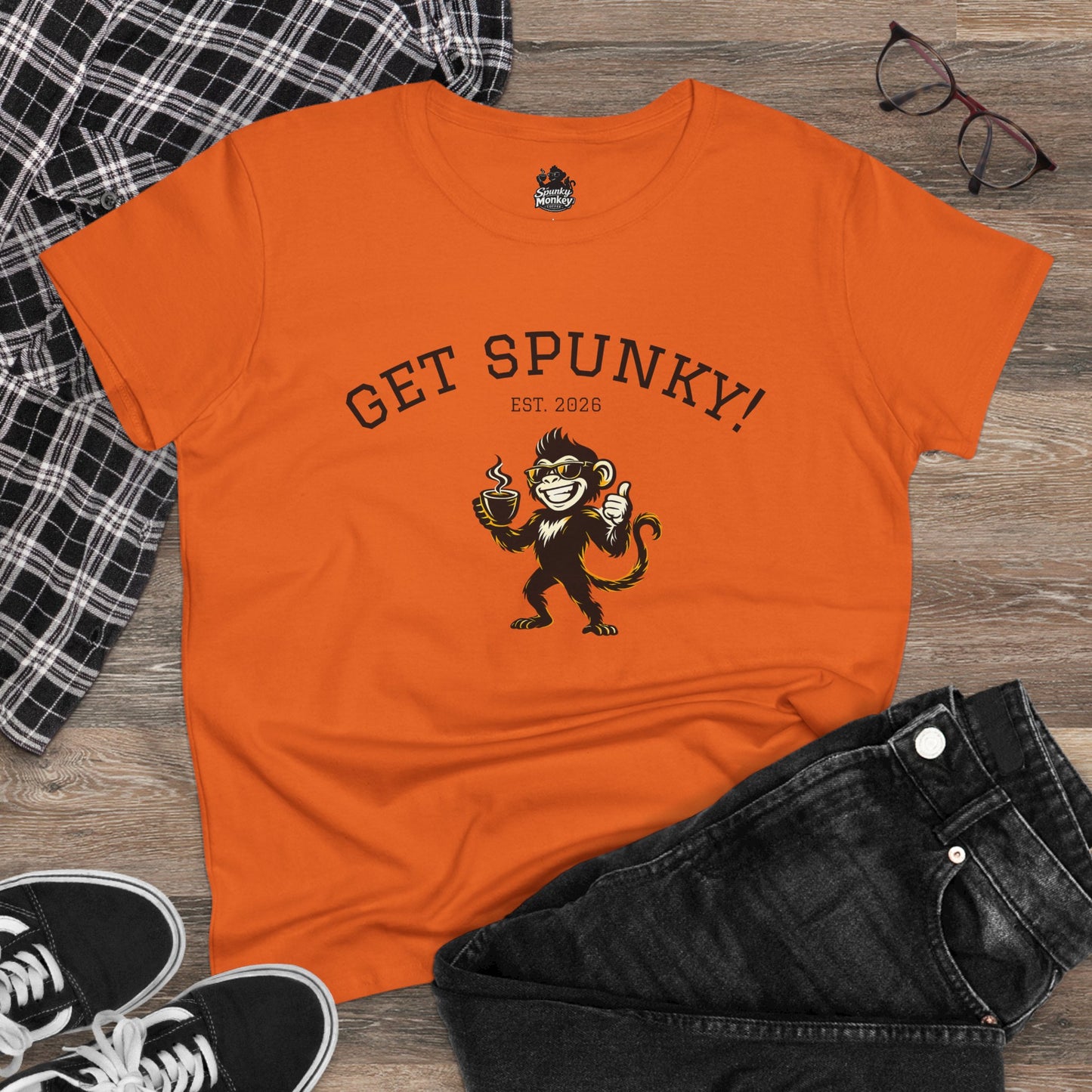 Get Spunky - Women's Midweight Cotton Tee