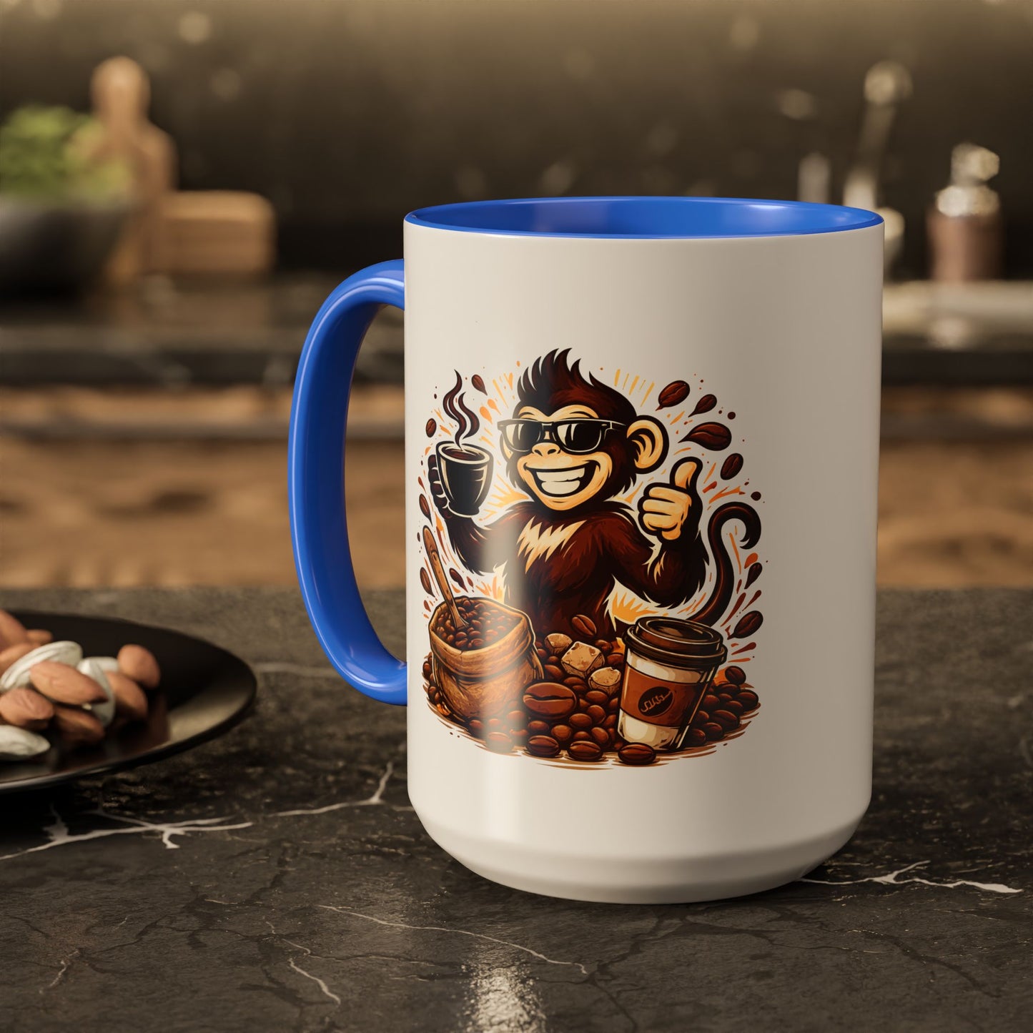 Spunky Monkey Mug — Fun Coffee Lover Ceramic Mug (11oz & 15oz)