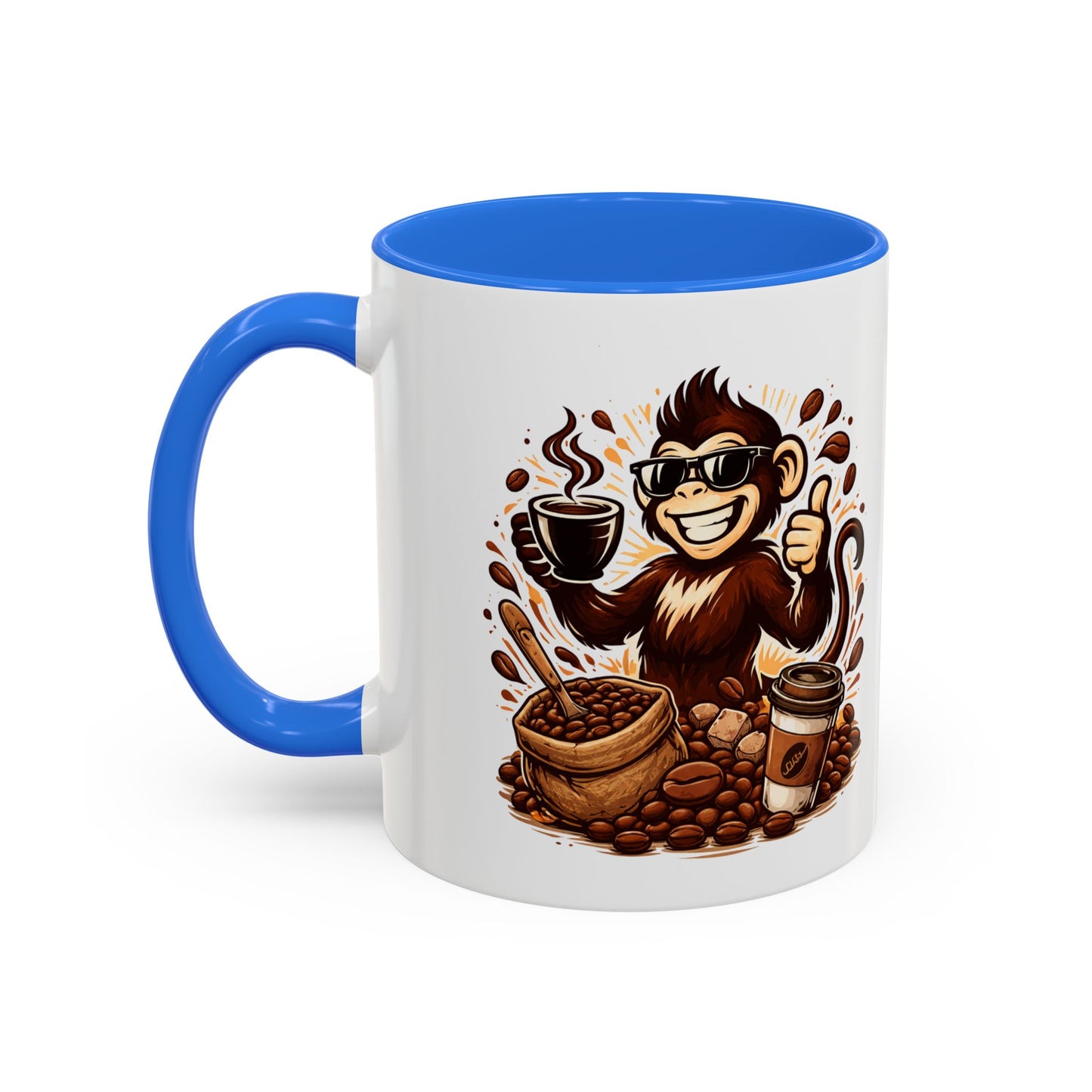 Spunky Monkey Mug — Fun Coffee Lover Ceramic Mug (11oz & 15oz)
