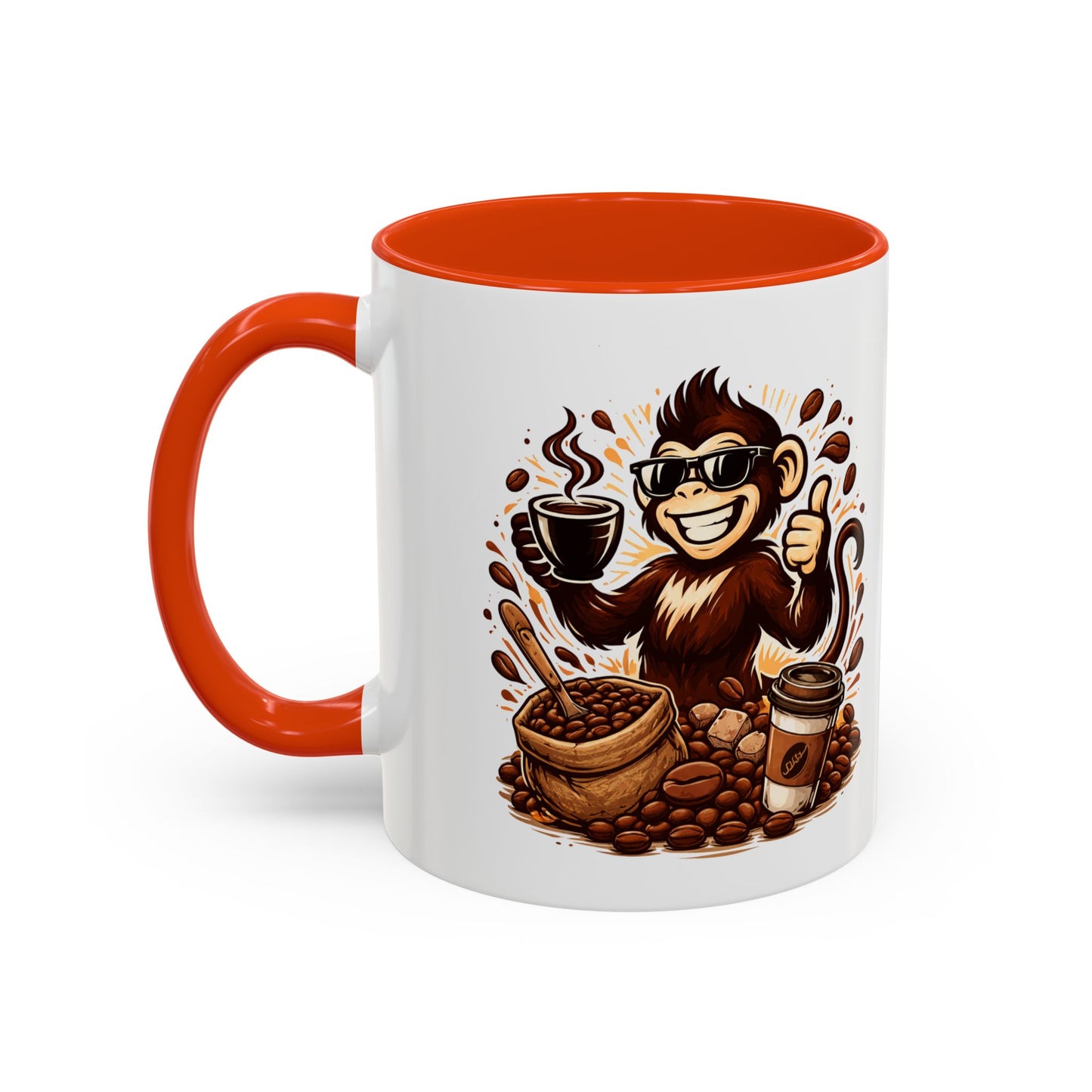 Spunky Monkey Mug — Fun Coffee Lover Ceramic Mug (11oz & 15oz)
