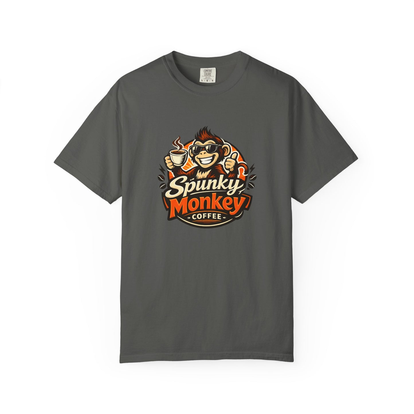 Spunky Monkey Coffee T-Shirt — Get Spunky! QR Code Logo Tee