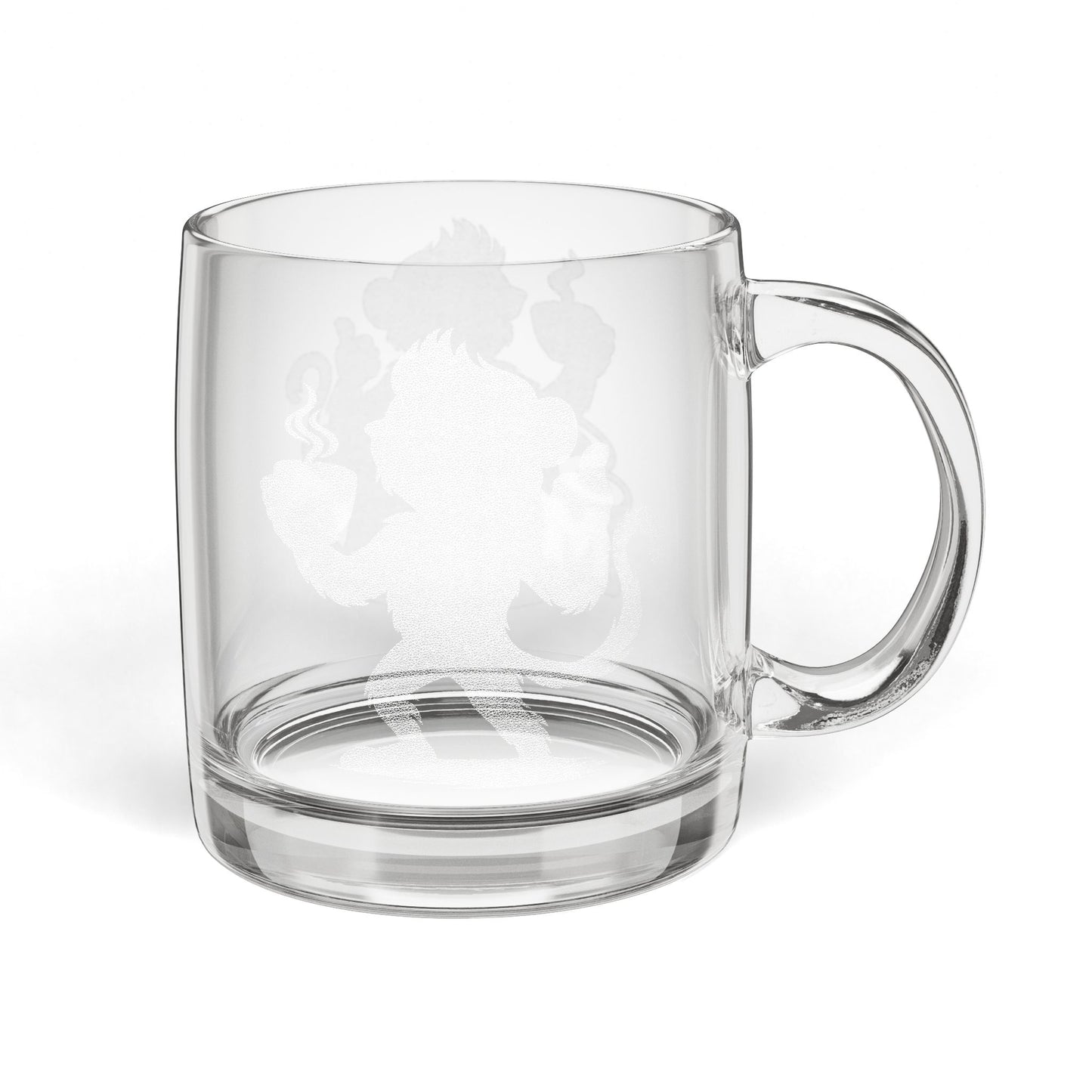 Glass Coffee Mug, 12.25oz (Engraving)