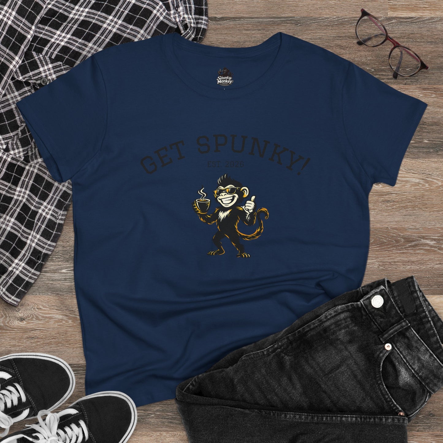Get Spunky - Women's Midweight Cotton Tee