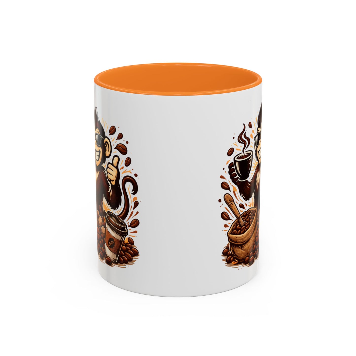 Spunky Monkey Mug — Fun Coffee Lover Ceramic Mug (11oz & 15oz)