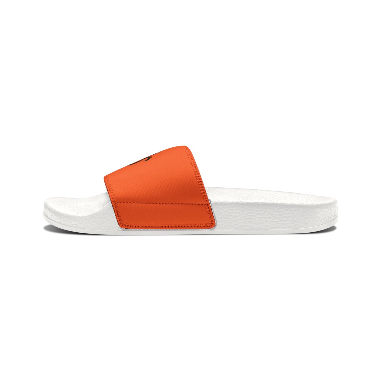 Women's Orange 'Spunky Monkey' Slide Sandals — Removable Strap Casual Pool & Beach Slides