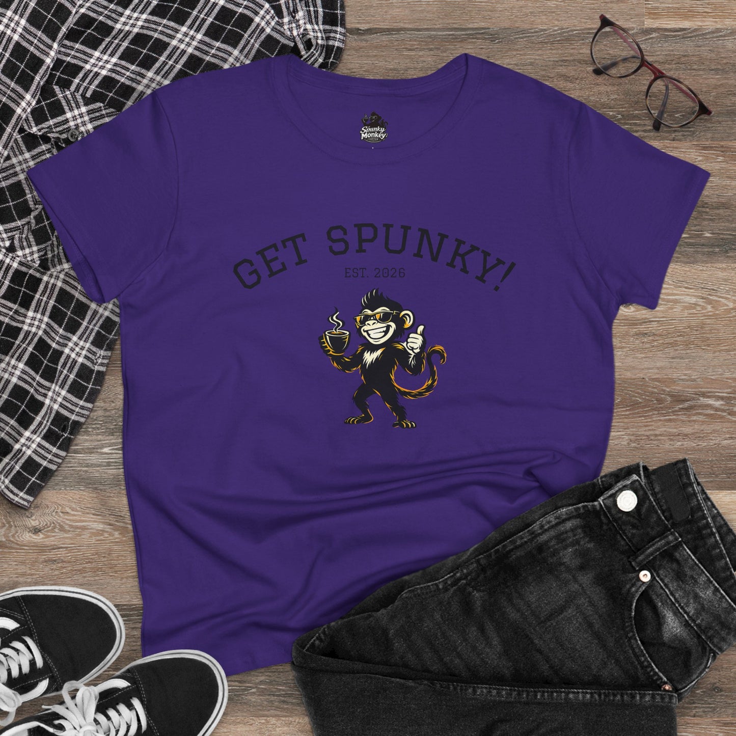 Get Spunky - Women's Midweight Cotton Tee