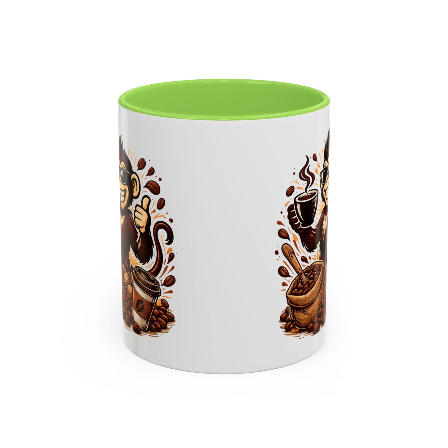 Spunky Monkey Mug — Fun Coffee Lover Ceramic Mug (11oz & 15oz)