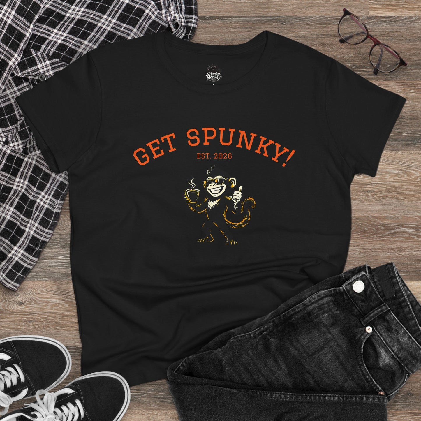 Get Spunky - Women's Midweight Cotton Tee