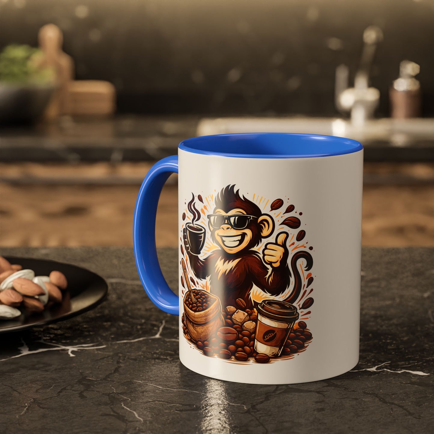 Spunky Monkey Mug — Fun Coffee Lover Ceramic Mug (11oz & 15oz)
