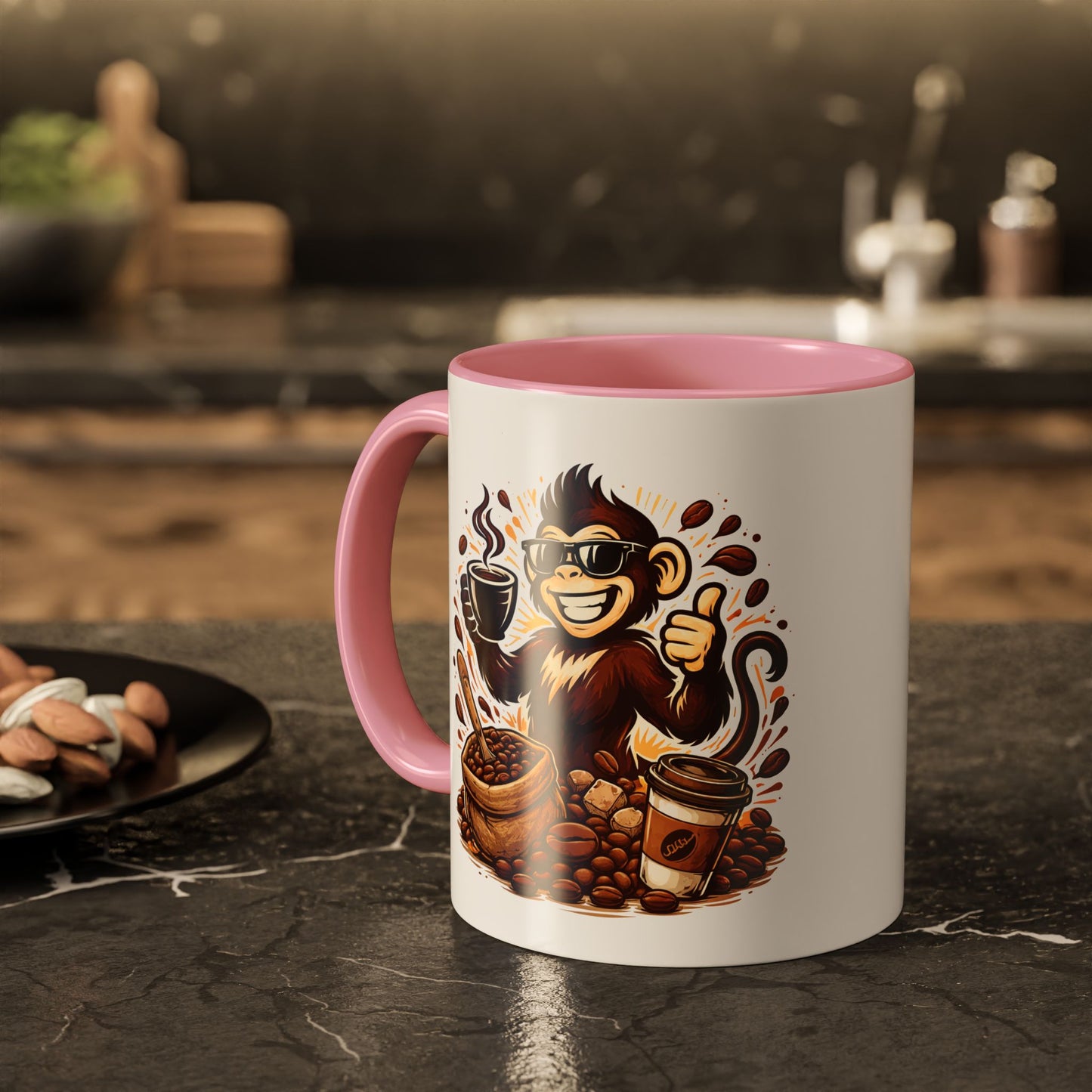 Spunky Monkey Mug — Fun Coffee Lover Ceramic Mug (11oz & 15oz)
