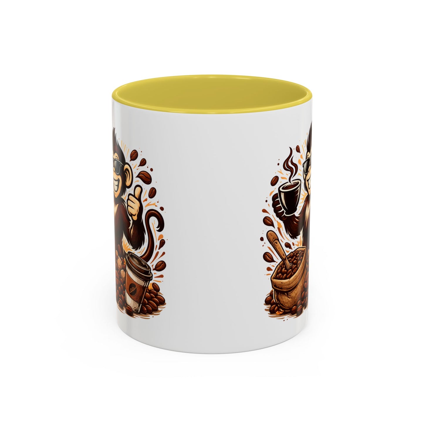 Spunky Monkey Mug — Fun Coffee Lover Ceramic Mug (11oz & 15oz)