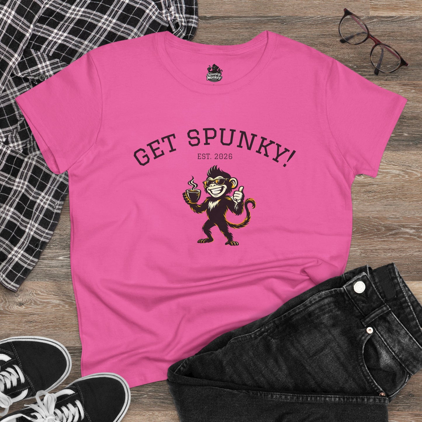 Get Spunky - Women's Midweight Cotton Tee