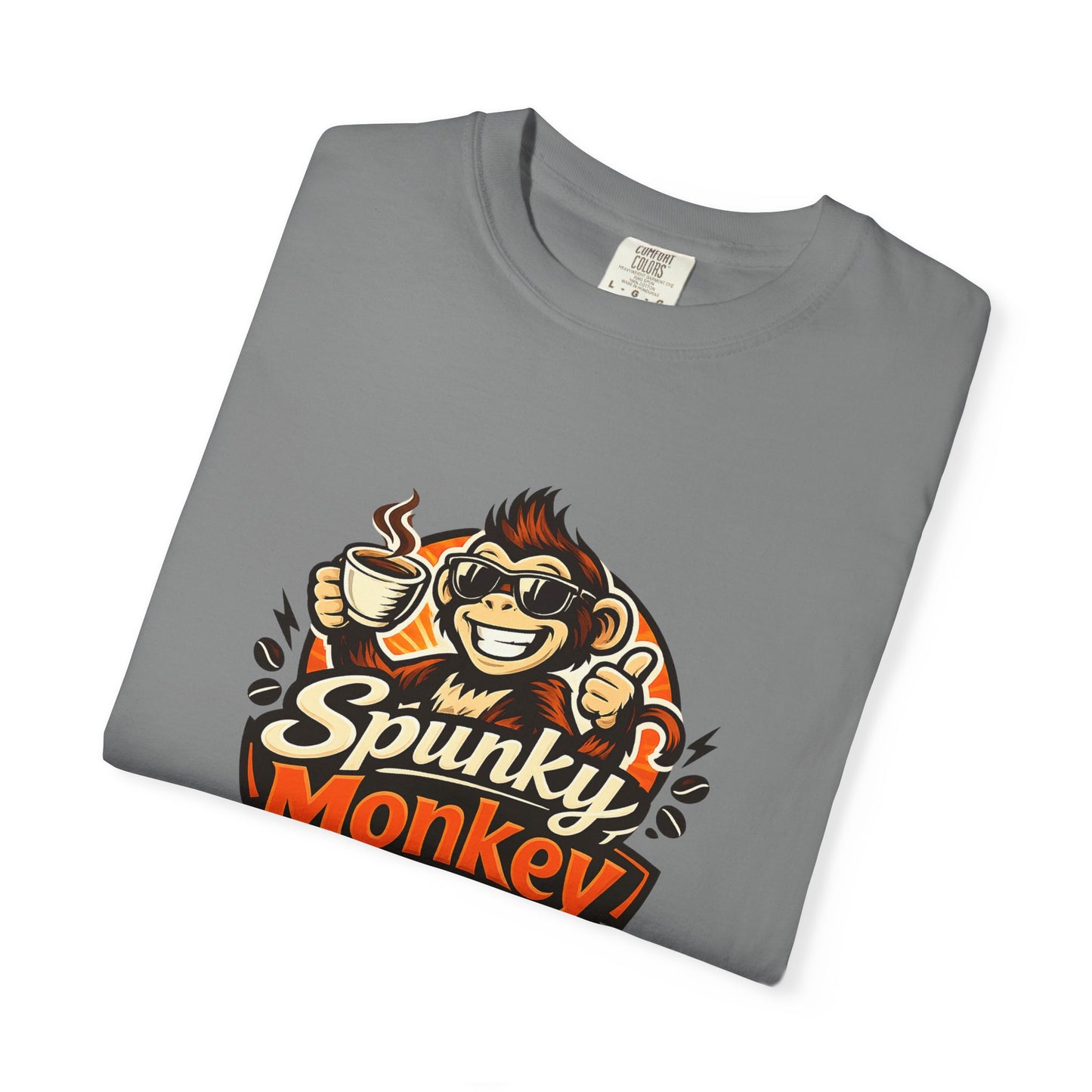 Spunky Monkey Coffee T-Shirt — Get Spunky! QR Code Logo Tee