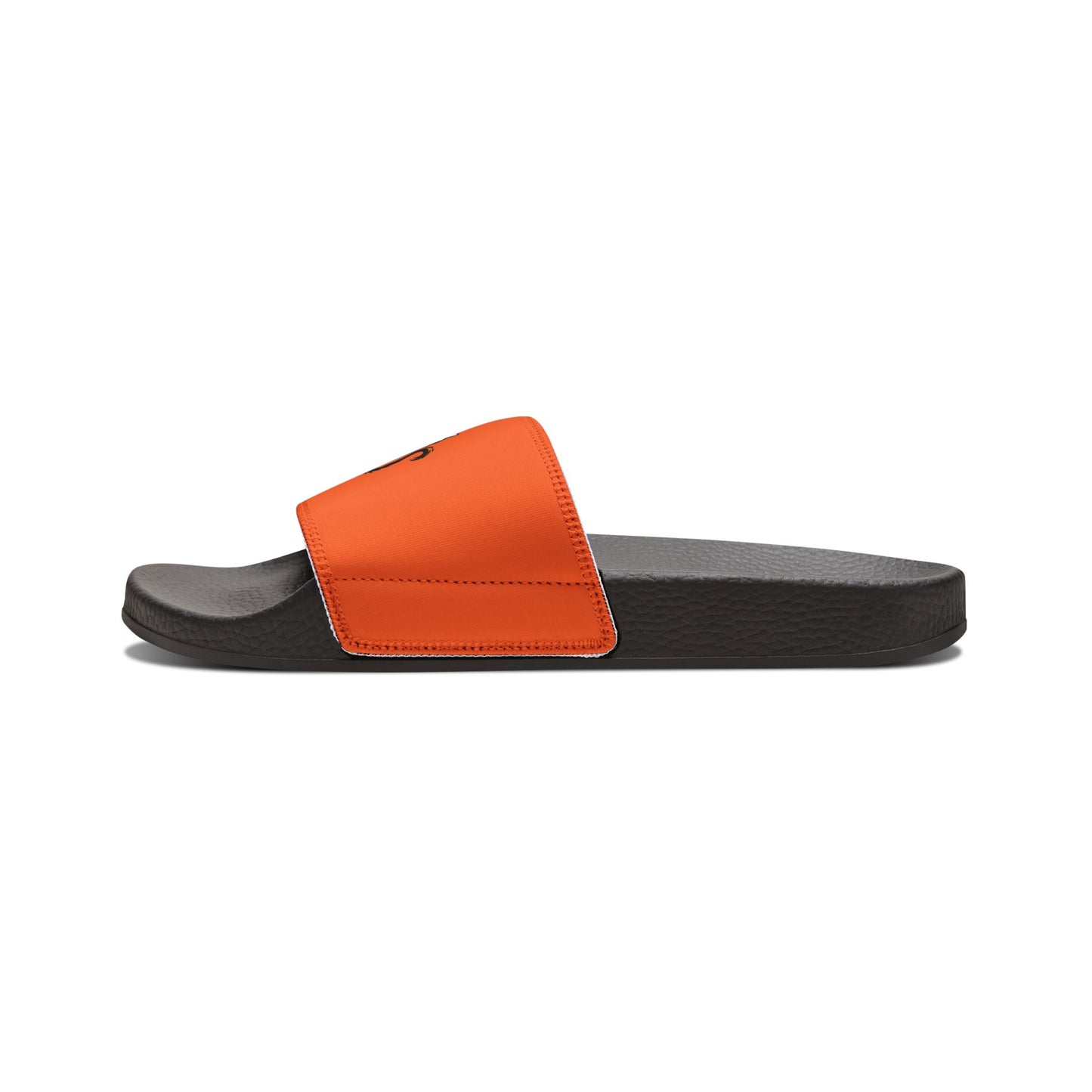 Women's Orange 'Spunky Monkey' Slide Sandals — Removable Strap Casual Pool & Beach Slides