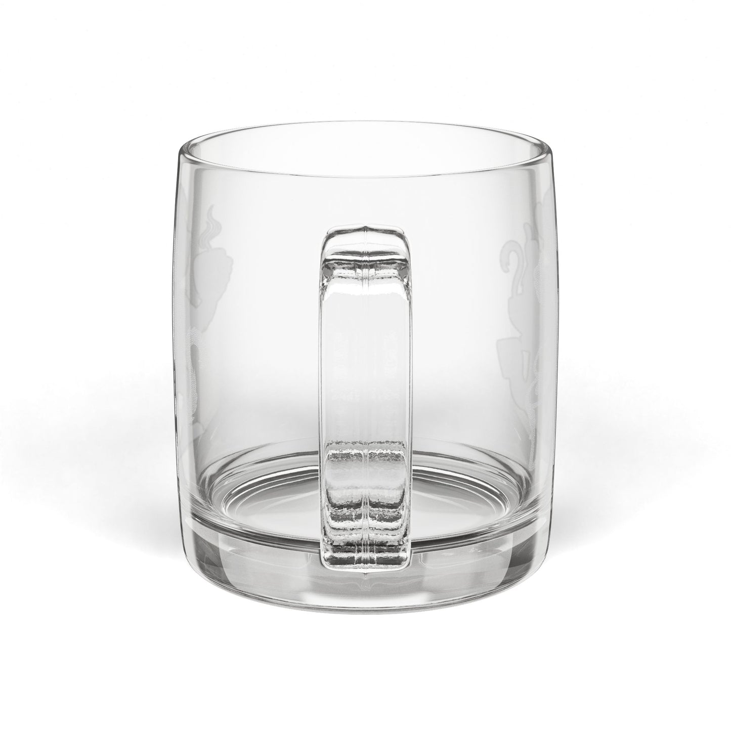 Glass Coffee Mug, 12.25oz (Engraving)