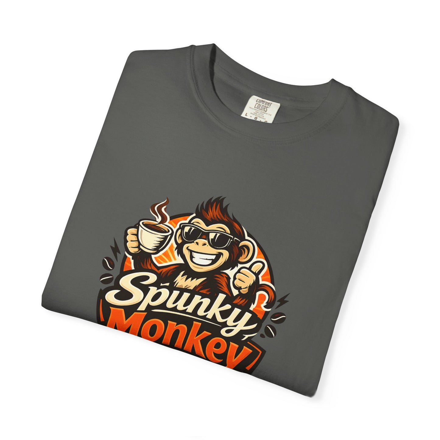 Spunky Monkey Coffee T-Shirt — Get Spunky! QR Code Logo Tee
