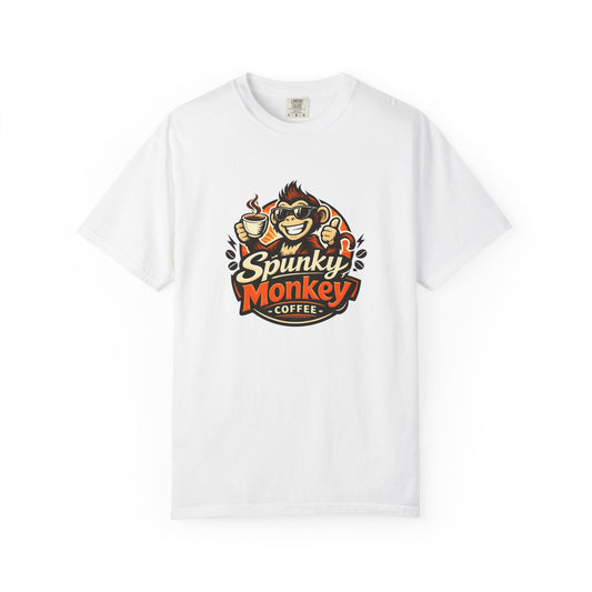 Spunky Monkey Coffee T-Shirt — Get Spunky! QR Code Logo Tee