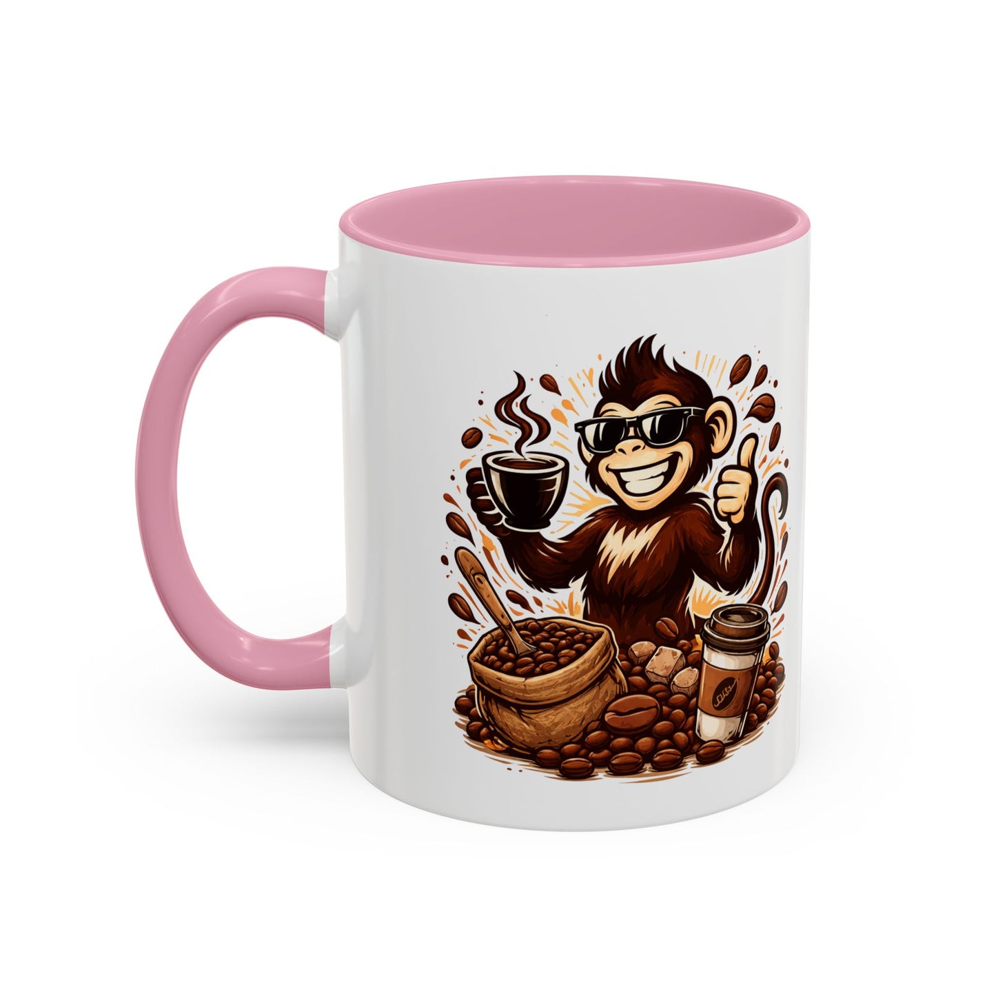 Spunky Monkey Mug — Fun Coffee Lover Ceramic Mug (11oz & 15oz)