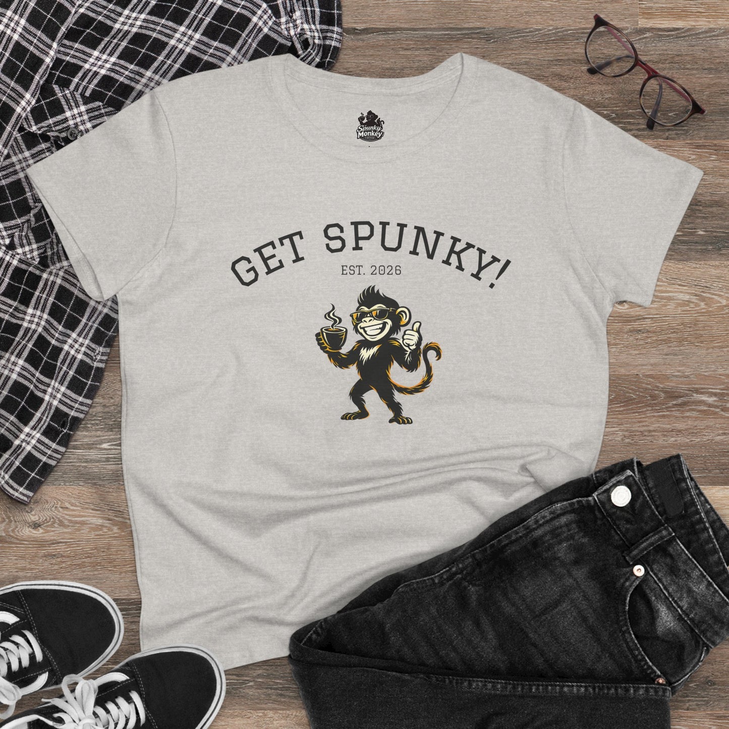 Get Spunky - Women's Midweight Cotton Tee