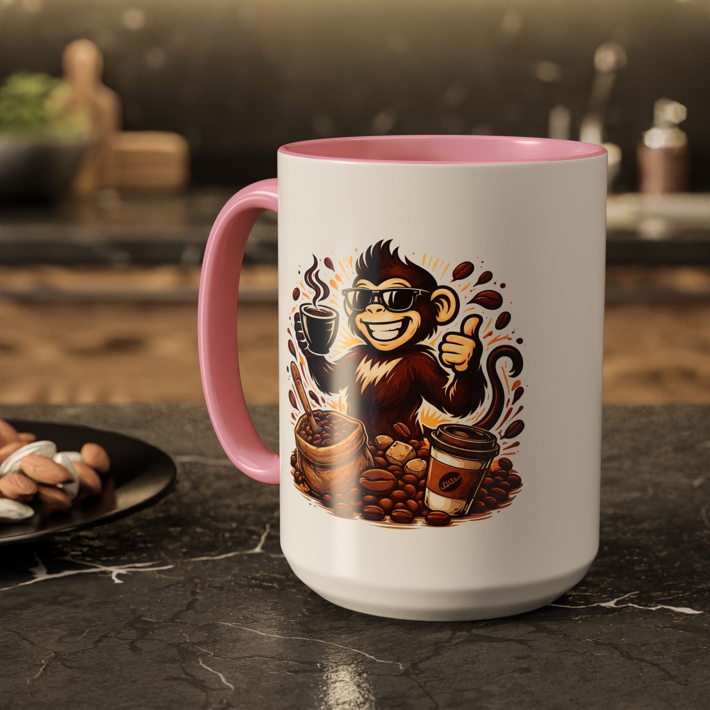 Spunky Monkey Mug — Fun Coffee Lover Ceramic Mug (11oz & 15oz)